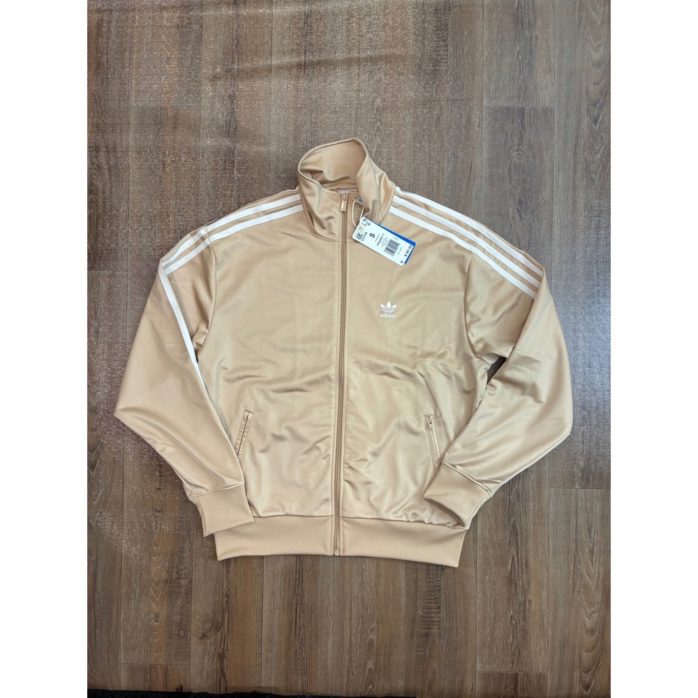 Adidas Firebird TT Track Jacket Women Size Small Magic Beige IZ2758 Full Zip
